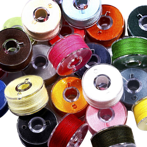 Multicolor Sewing Machine Bobbins Reusable Plastic Bobbins Spools