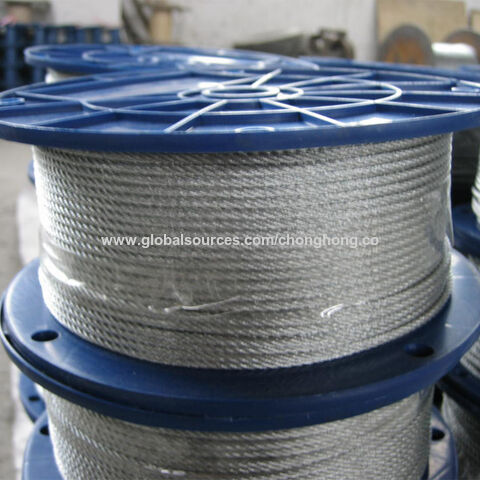 Factory Direct High Quality China Wholesale Steel Cable Rope 3/64 1/16  3/32 1/8 5/32 3/16 1/4 5/16 3/8 Galvanized Aircraft Cable 7x7 Wire  Rope $2215 from Chonghong Industries Ltd