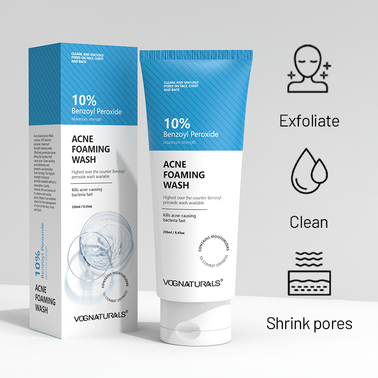 Buy Wholesale China Private Label Face Wash 10%benzoyl Peroxide Deeping ...
