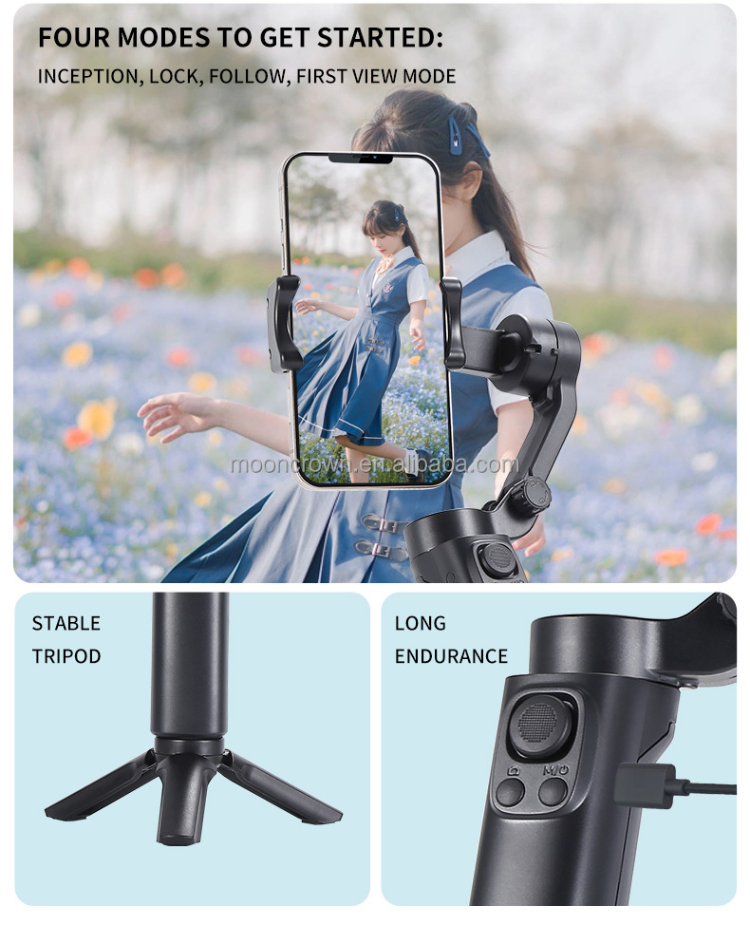 Alibaba Q02 Selfie Stick Tripod Phone Holder For Desk 360u00b0