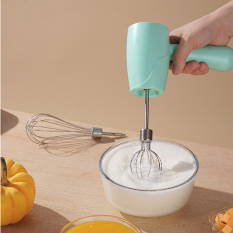 3-Speed Mini Mixer Electric Food Blender 2 In 1 Handheld Food Chopper Whisk  Egg Beater USB Wireless Garlic Food Masher Cream