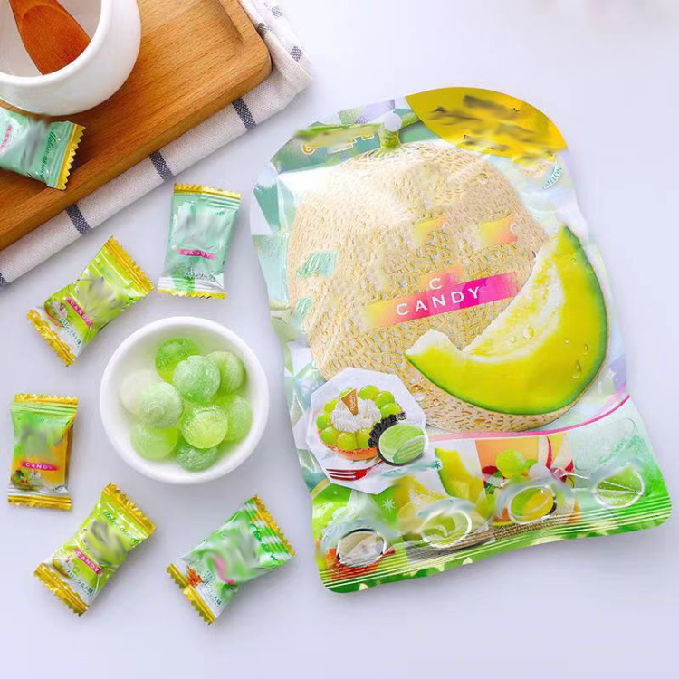 Buy Wholesale China Halal Candies Cantaloupe Fruit Flavored Hard Candy ...