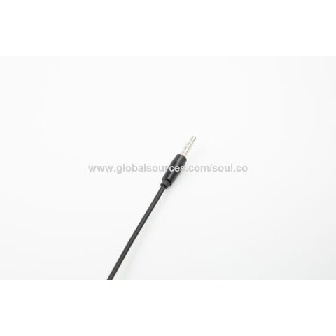 Auriculares deportivos estéreo con cable y micrófono de gran venta; Audífonos con cable y conector de 3.5 mm para móviles