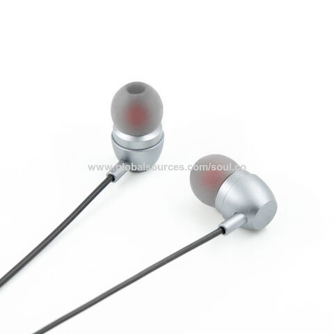 Auriculares deportivos estéreo con cable y micrófono de gran venta; Audífonos con cable y conector de 3.5 mm para móviles