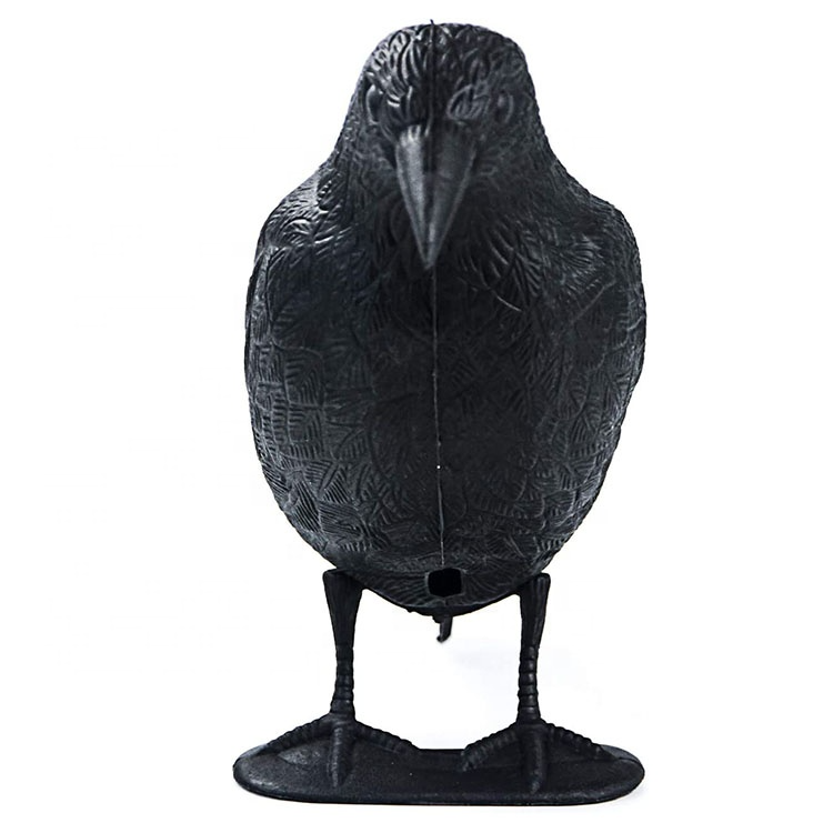 Halloween Lawn Decor Decorations Garden Fake Crow Realistic Looking Birds  Plastic Black Crow Decoy For Hunting With Feet Stake, Decoy Garden Bird  Scarer Stand Plastic Hunting, Halloween Lawn Decor Black Crows, Garden