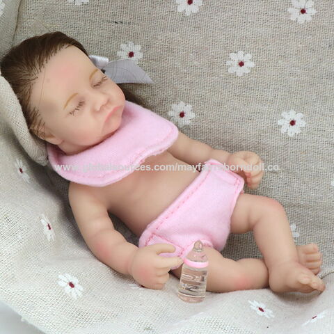 45 CM Bebe Doll Reborn Baby Girl Dolls Full Body Silicone Cute Bebe Doll  Real Touch