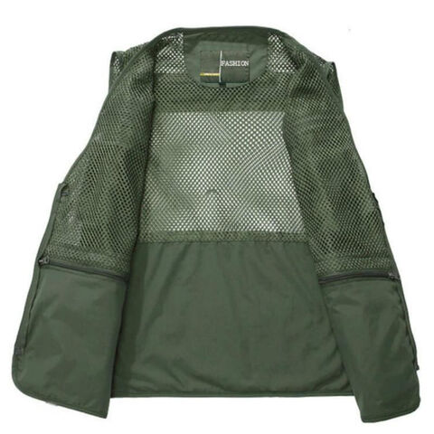 Buy China Wholesale Kaki Colour Multipockets Summer Fishing Clothing Vest &  Men's Vest $8.27