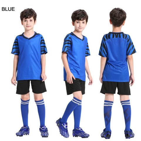 New Kids Football Kits Boys Soccer Set Jersey Uniforms Customize