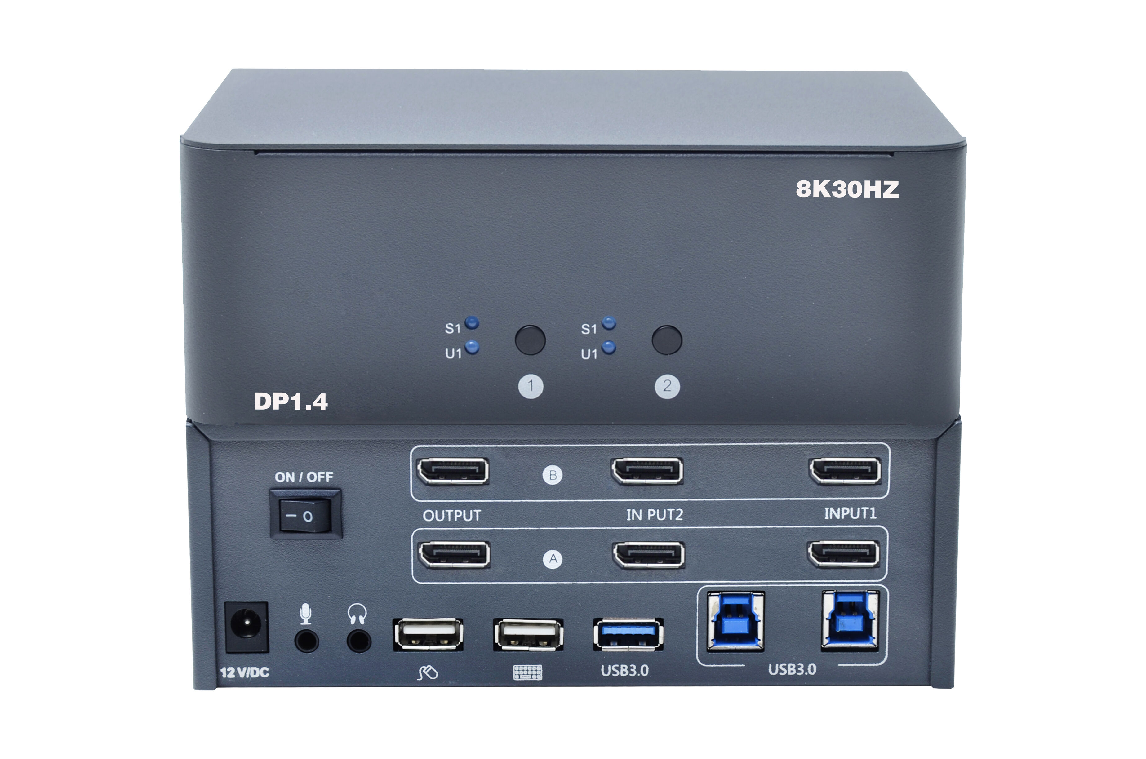 Buy Wholesale China 2x1 Dual Monitor 8k Displayport 1.4 Kvm Switch ...