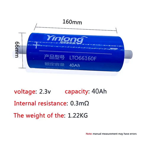 Buy Wholesale China Yinlong 30000 Deep Cycle 6min Fast Charge 2.3v 30ah  66160 Lto Lithium Titanate Battery & Yinlong Lto 66160 Lithum Titanate  Battery at USD 33