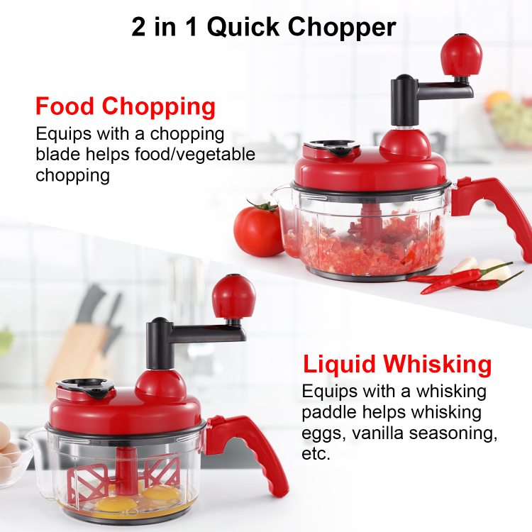 Home Use 1.5L Hand Press Meat Grinder Vegetable Cutter Garlic Chopper Mini  Food Processor Manual Chopper - China Chopper and Manual Chopper price