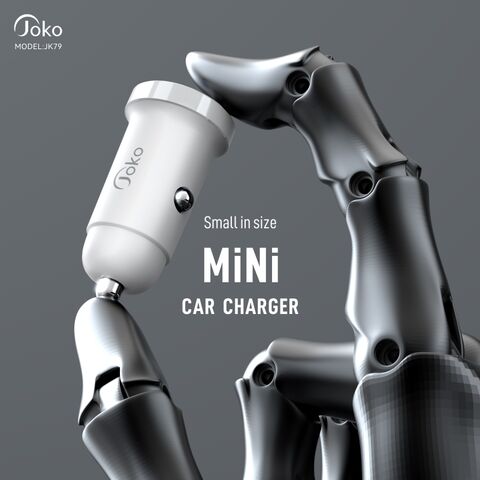 Konfulon Nouveau chargeur de voiture mini à double ports PD 20W + QC 3.0 - Charge rapide et efficace pour votre véhicule