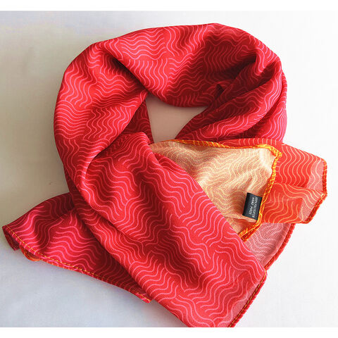 Custom Design Digital Print Fashion Lady Shawl Polyester Silk Scarf - China  Customized Lady Scarf and Silk Scarf price