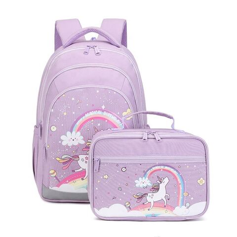 Unicorn Kids Backpack with Lunch Box Preschool Girls School Backpack Bag -  China Bag and School Backpack price