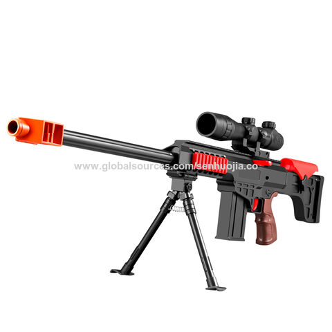 Arma de brinquedo automático para nerf armas sniper balas macias