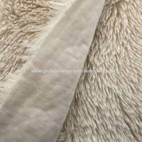 Buy Wholesale China 100% Polyester Sheared Plush Fur Fabric