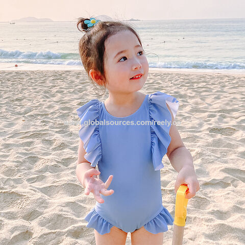 Children's Wholesale Design Swimwear Two Piece Beachwear Girls