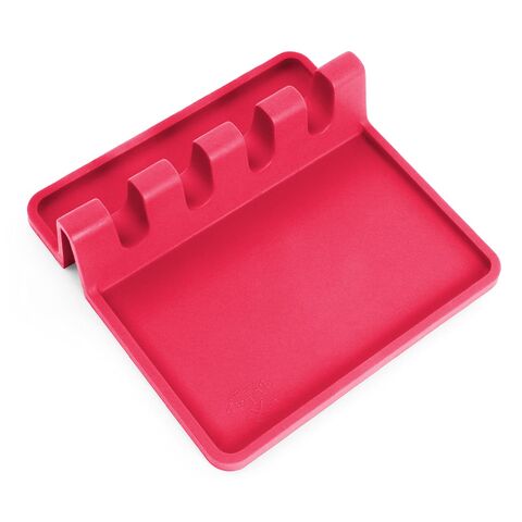 1 Silicone Spoon Rest Utensil Holder Drip Tray Kitchen Counter Heat  Resistant