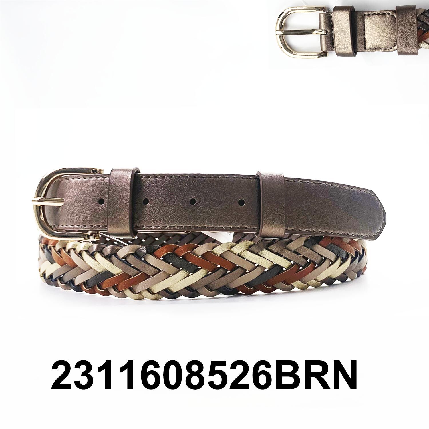 Custom Logo Adjustable Braided Stretch Leather End Tip Elastic Stretch Belt  - China Belt and Genuine Leather Belt price