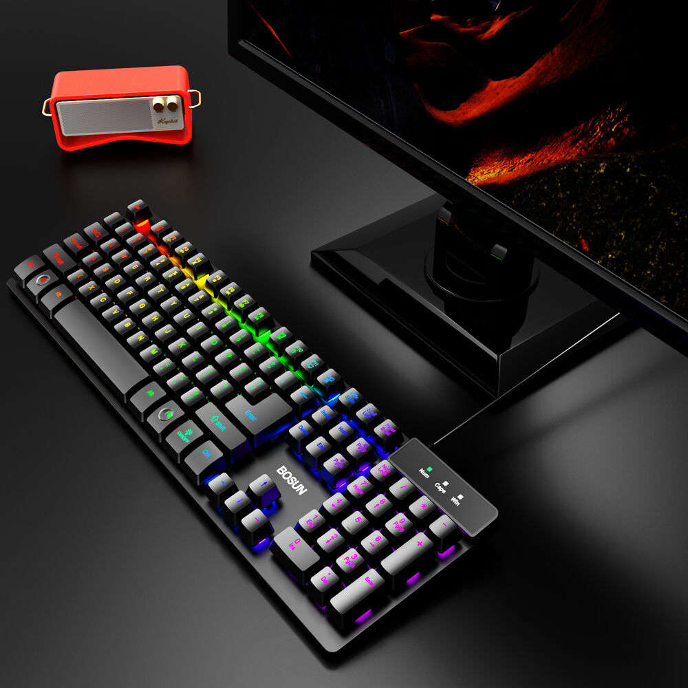 Buy Wholesale Hong Kong SAR Wired Membrane Gaming Keyboard, Multicolour