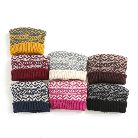 Venta al por mayor de gorros de punto con logotipo bordado personalizado - Gorros de invierno