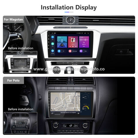 Buy Wholesale China Podofo Android 13 Double Din 2+64 Car Radio Stereo 9  2.5d Touch Screen Carplay & Android Auto Gps Wifi Hifi Audio Fm Rds Bt Oem  & 2 Din Android
