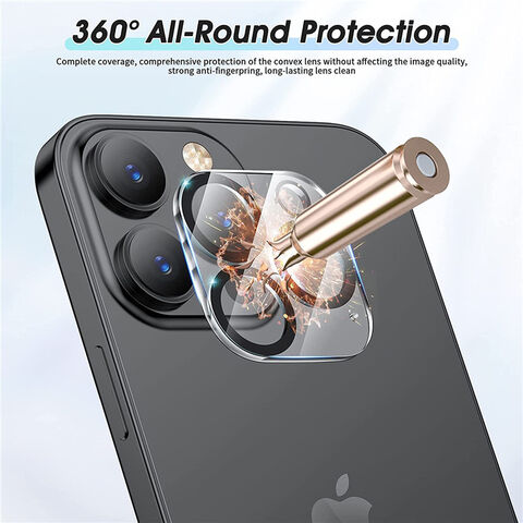 Compre Para Iphone 15 Pro Lente de Impresión de Seda Lente