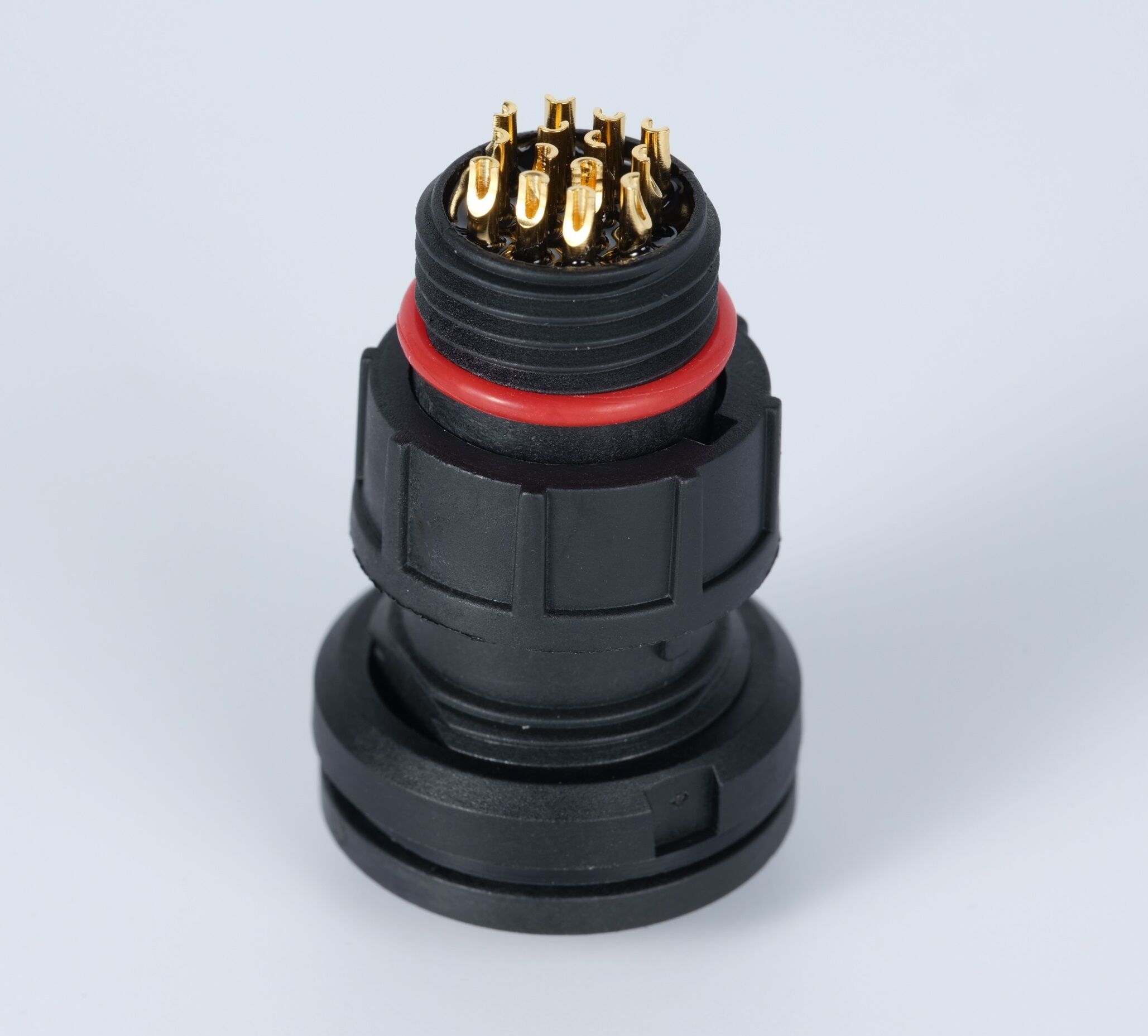 P Code Connector M8 M12 M16 M18 M20 Circular Code Waterproof Connector 14 Pin Ip67 Male ...
