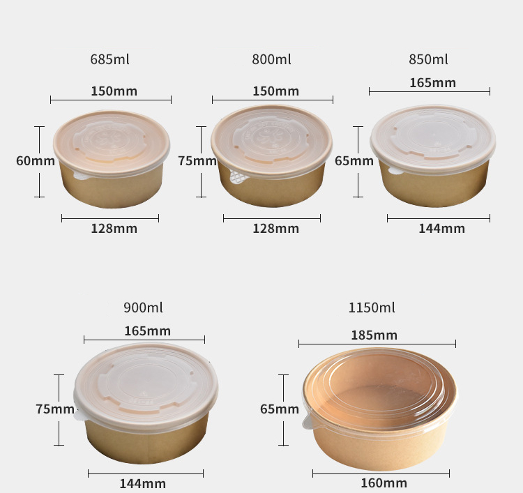 Rice Stack Box Bulk Buy China Wholesale Hot Sell Round All Kinds Of Size Disposable ...