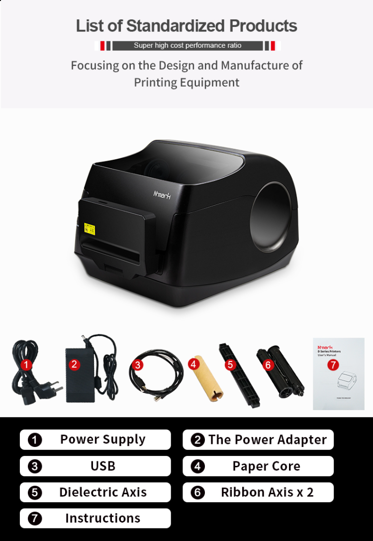 Nmark Best Heat Shrink Tube Label Printer And Shrinkable Printer Of The Material Of Heat Shrink