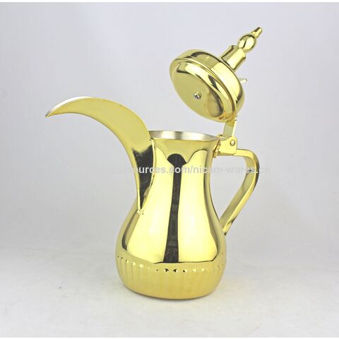 Modern Simple Design in Silver Golden Coffee Serving Pot Arabic Dallah  Teapot - China Electric Coffee Maker and Electric Stainless Steel Coffee  Maker price