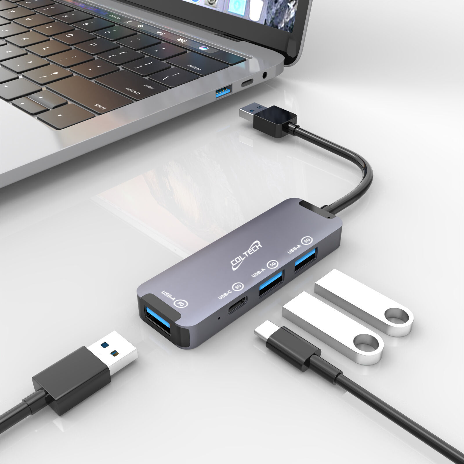 Bulk Buy China Wholesale Usb A To Usb Hub 3.0 4 Ports Splitter 3*usb3.0 ...