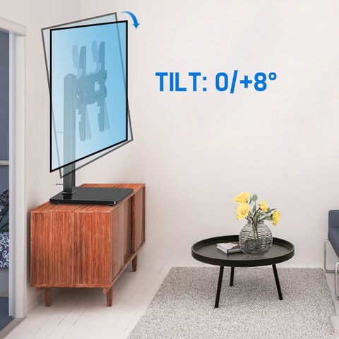  Soporte de pared inclinable para TV de perfil bajo para  televisores y monitores de pantalla plana de 13 a 42 pulgadas, soporte  universal para monitor de TV de inclinación universal para