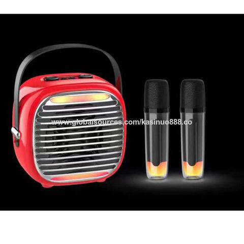 Achetez en gros Mini Cadeau Portable Karaoké Microphone Haut-parleur  Bluetooth Sans Fil Avec Led Lumière Cadeau Promotionnel Bluetooth Haut- parleur Pour La Promotion Chine et Cadeau Promotionnel à 1.99 USD
