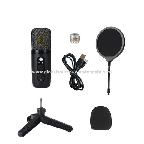 Deco Gear PC Microphone for Gaming, Streaming, Singing, Recording, and  Meetings, Features RGB Lighting, Stereo, Cardioid, Omnidirectional, and