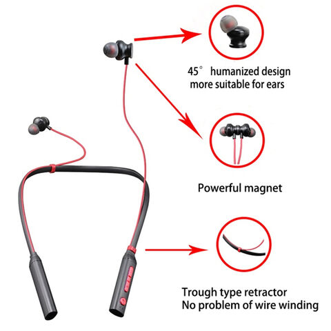 Buy Wholesale China Wireless Neckband Bluetooth Headphone In Ear