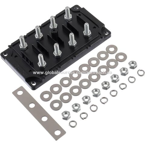 Acheter Boîte à fusibles à lame automatique pour remorque de voiture,  Circuit 12 voies DC32V, support de bloc ATC ATO, fil à 2 entrées et 12  sorties