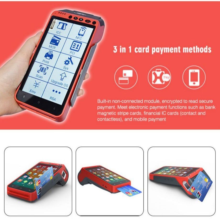 Buy Wholesale China Custom 4g All In One Android Handheld Smart Nfc Pos ...