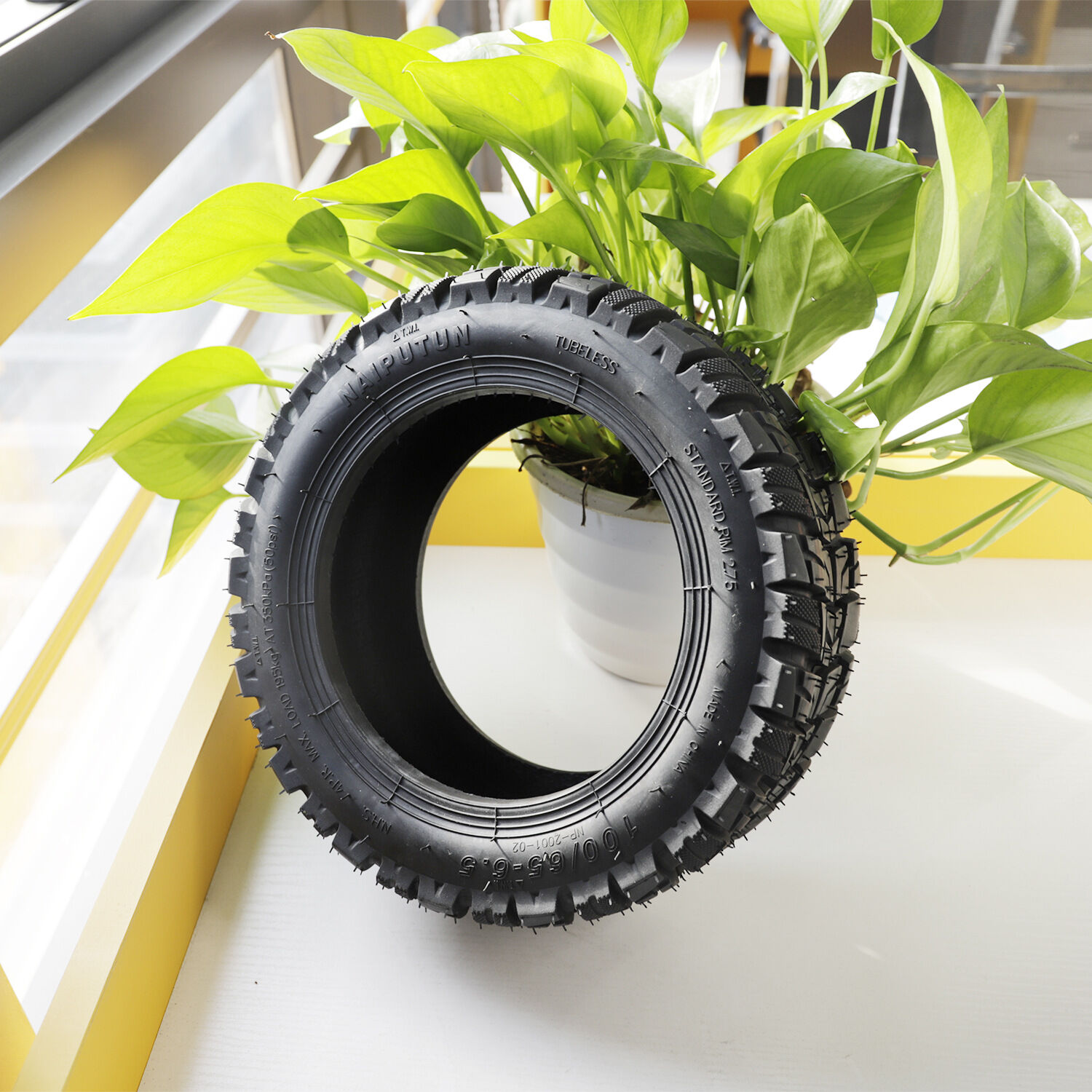 Pneus 100/65-6.5 Sans Chambre à Air Pour Scooter électrique - Lot De 2, Compatible VSETT 11+, Zero 11X, Dualtron