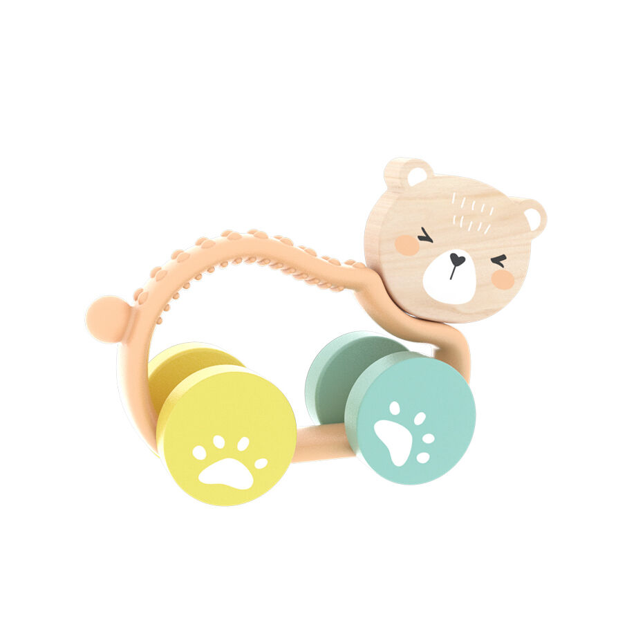 Wholesale Food Grade Silicone Racing Car Ring Teether Bear Sheep ...
