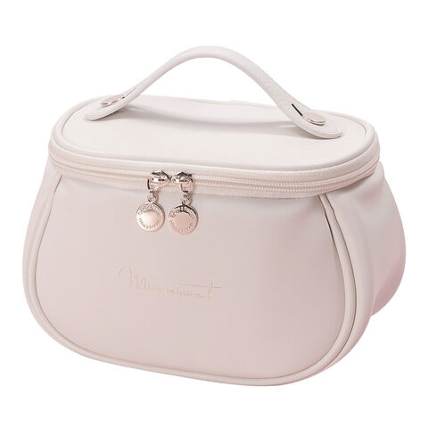 Portable Makeup Train Case Travel Makeup Bag Cosmetic Case Beauty Case with  Adjustable Compartments PU Leather Makeup Bag White - China Cosmetic Bag  and PU Cosmetic Case price