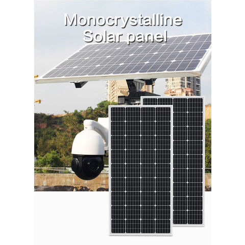 Panneau Solaire Monocristallin - Photovoltaïque, Silicium, 165 W