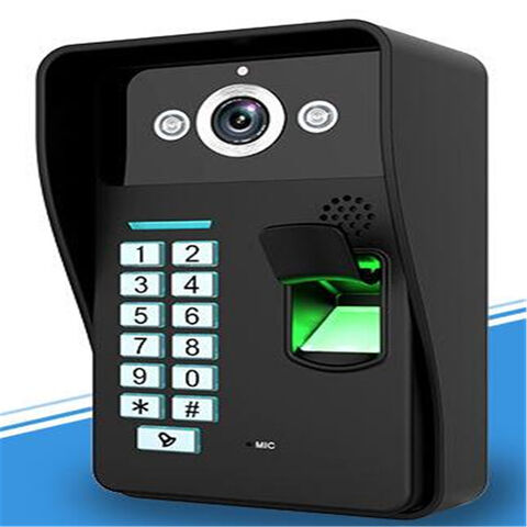Interphone Vidéo avec Contrôle d'Accès par Empreinte Digitale JX - Solution de Sécurité pour Portes