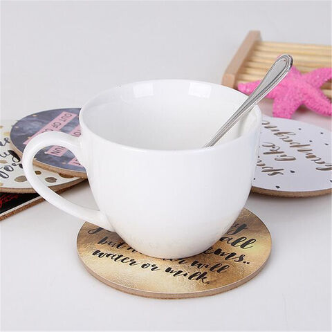 Customization Bamboo Wood Coaster Coffee Cup Mat Tea Doily