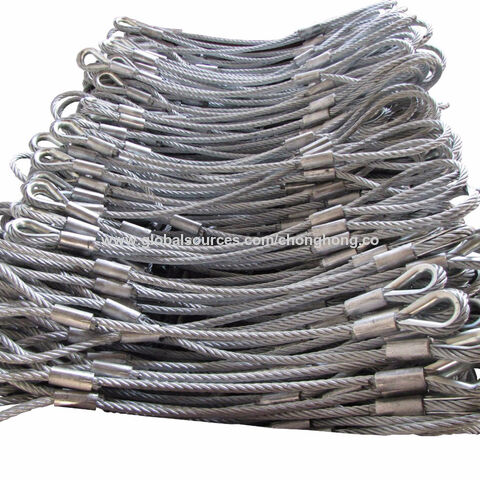 Wire Rope Assembly Stainless Steel Aisi304/316 Wire Rope Slings