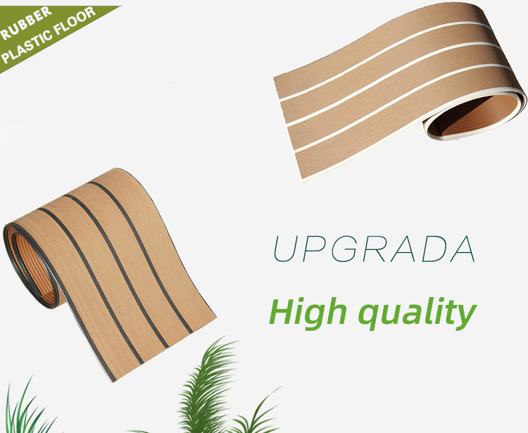 Buy Wholesale China Pvc Faux Teak Boat Decking Sheet Boat Flooring