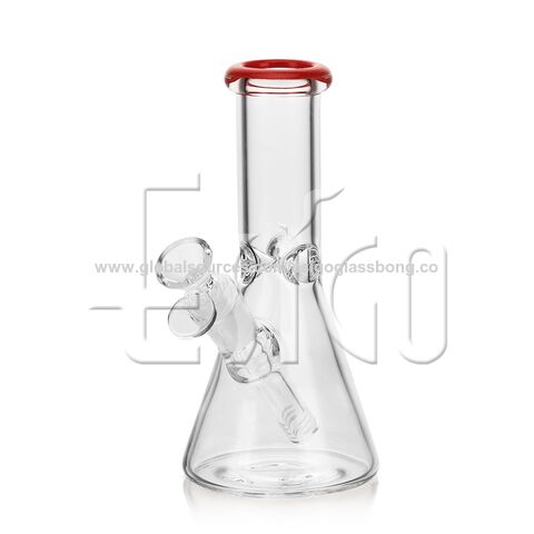 8 inch Glass Bong Hookah Water Pipe Smoking Beaker Bubbler Shisha