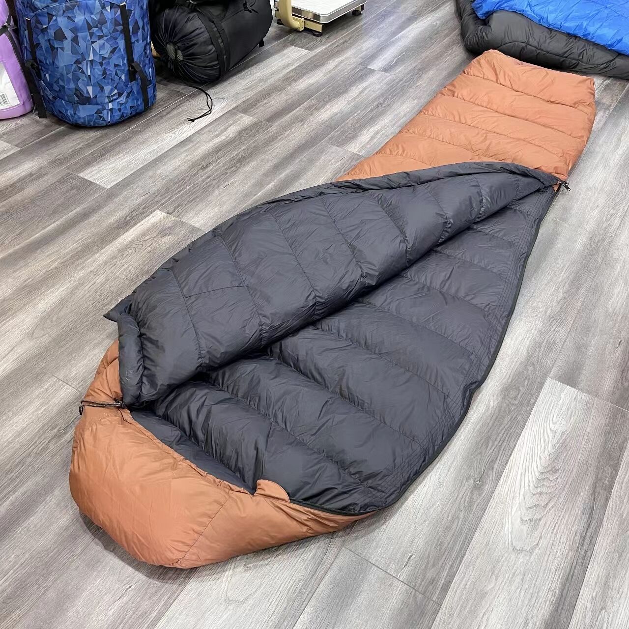 Buy Wholesale China Hot Sales Orange Warm Sleeping Bag Mummy Sleeping