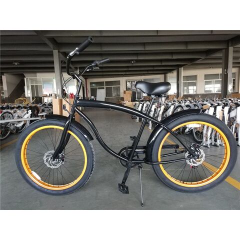 Fat Tire Men Beach Cruiser Bike 26 3.0 Tire Disc Brake 7 Speed Adult Beach Cruiser Bike China Wholesale Fat Tire Disc Brake Beach Cruiser Bike 83 from Hangzhou Guanhao Bicycle