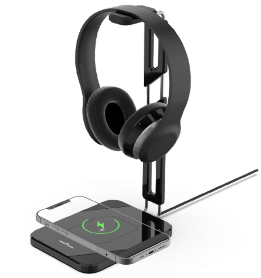 Picture of Factory Price Pd 20w 3 In 1 Wireless Charging Pad With Headphone Holder ...